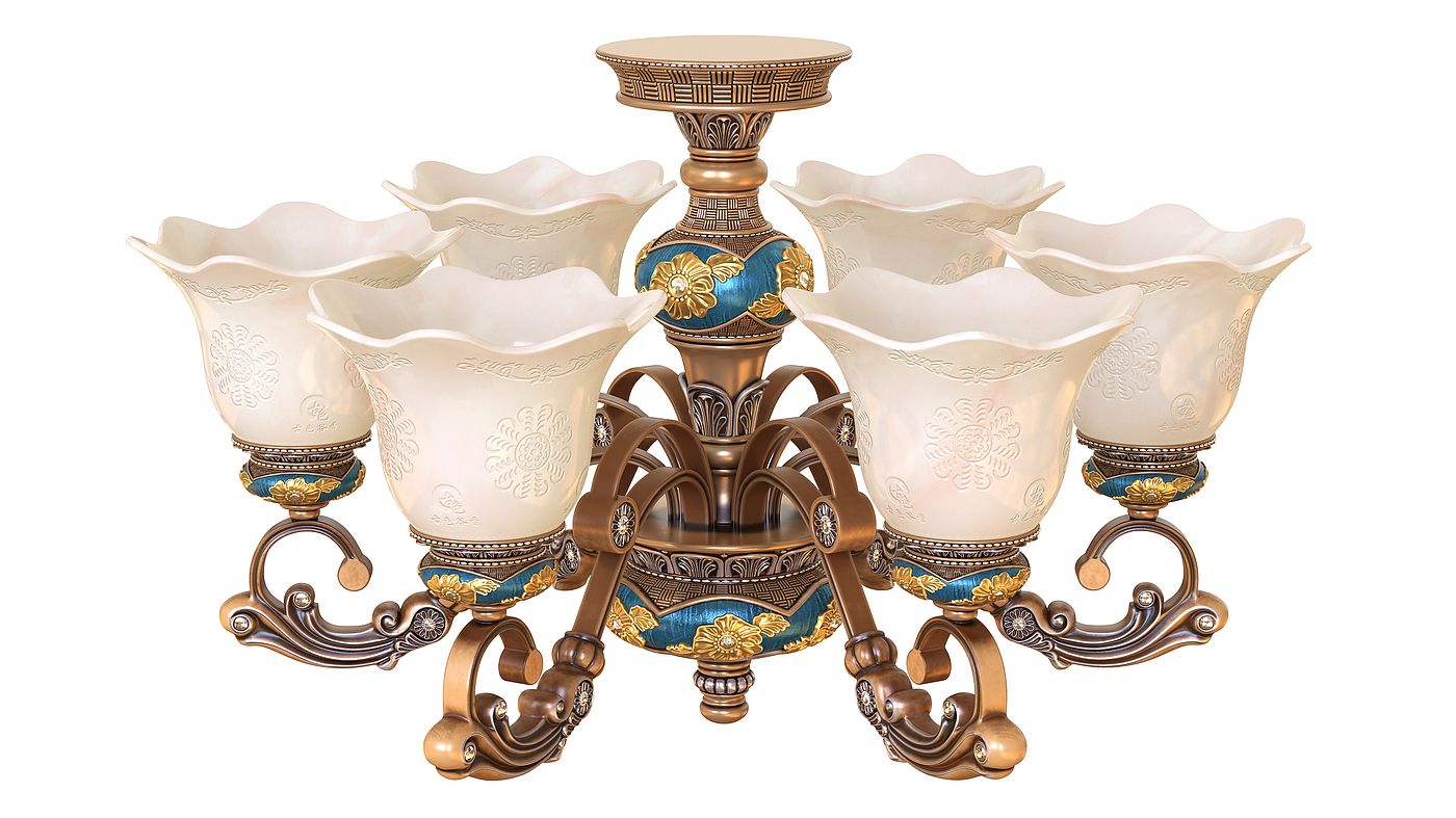 a chandelier，Lighting，furniture，product，originality，Design，Modeling and rendering animation tutorial，Antique Valley fragrance，