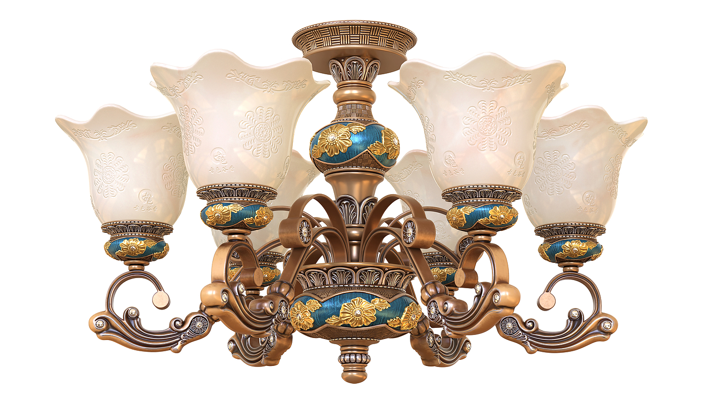 a chandelier，Lighting，furniture，product，originality，Design，Modeling and rendering animation tutorial，Antique Valley fragrance，