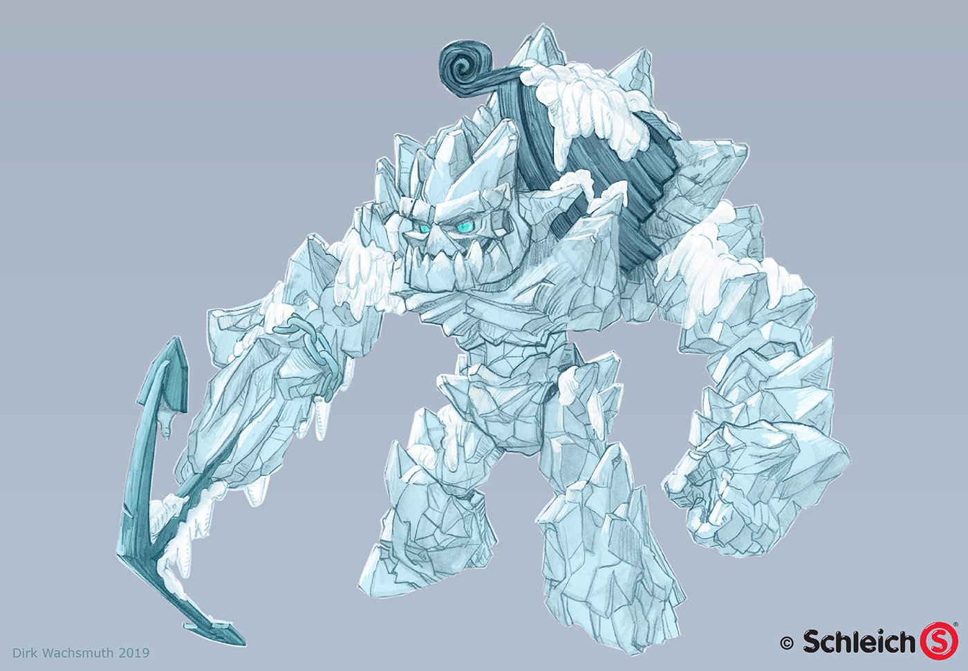 Dirk Wachsmuth，Schleich，product design，Germany，Toy design，Ice Giant，