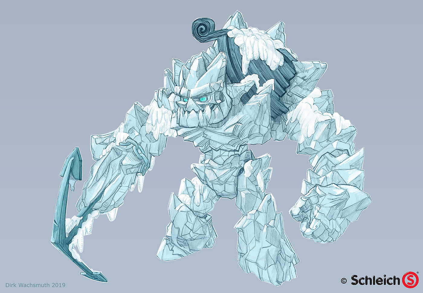 Dirk Wachsmuth，Schleich，product design，Germany，Toy design，Ice Giant，