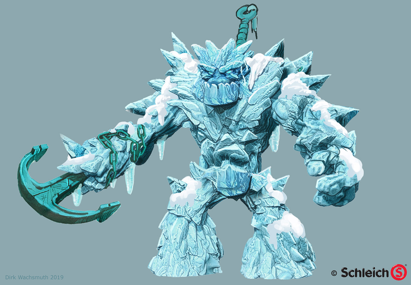Dirk Wachsmuth，Schleich，product design，Germany，Toy design，Ice Giant，