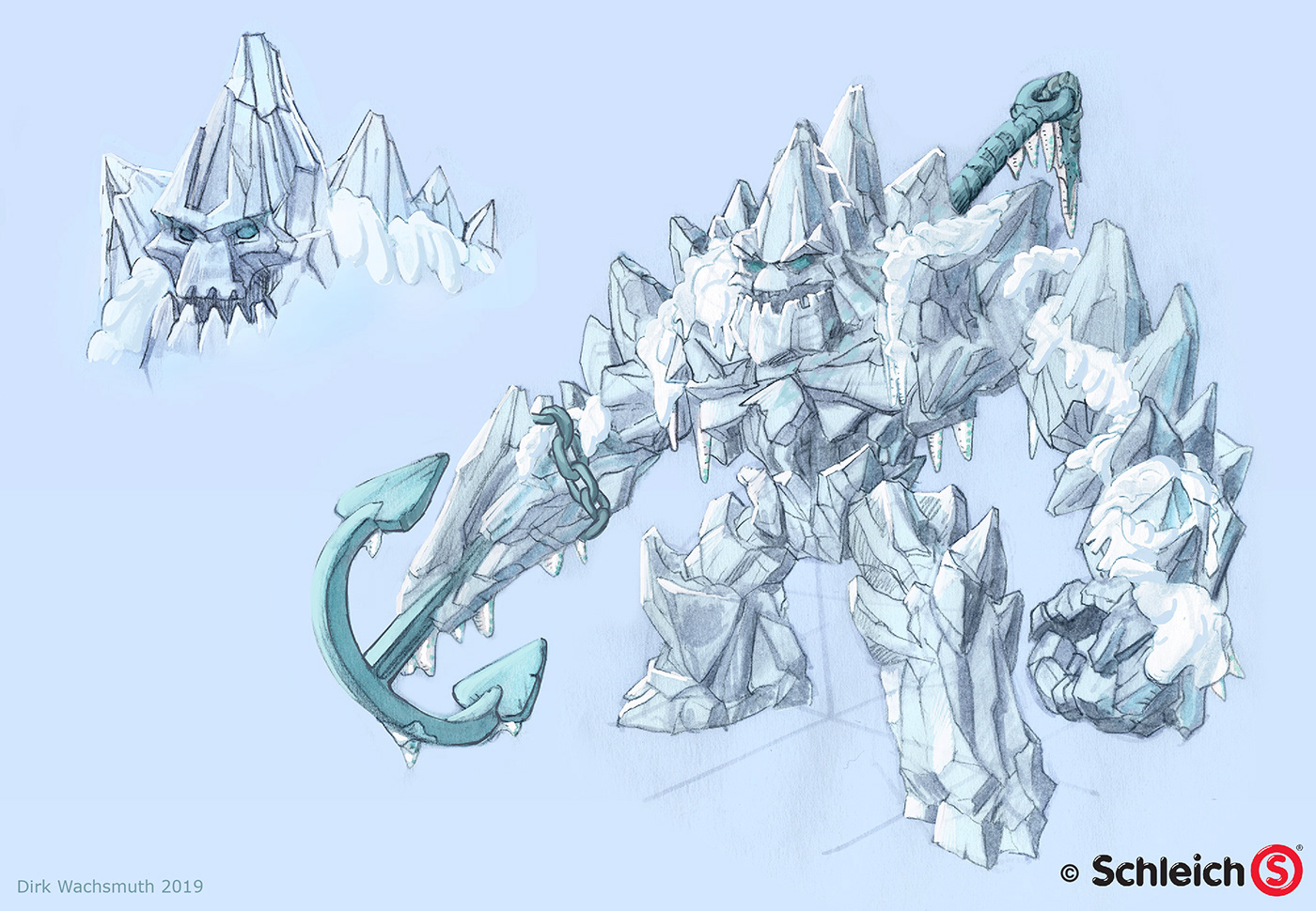 Dirk Wachsmuth，Schleich，product design，Germany，Toy design，Ice Giant，