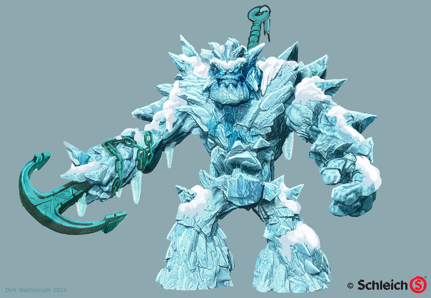 Dirk Wachsmuth，Schleich，product design，Germany，Toy design，Ice Giant，