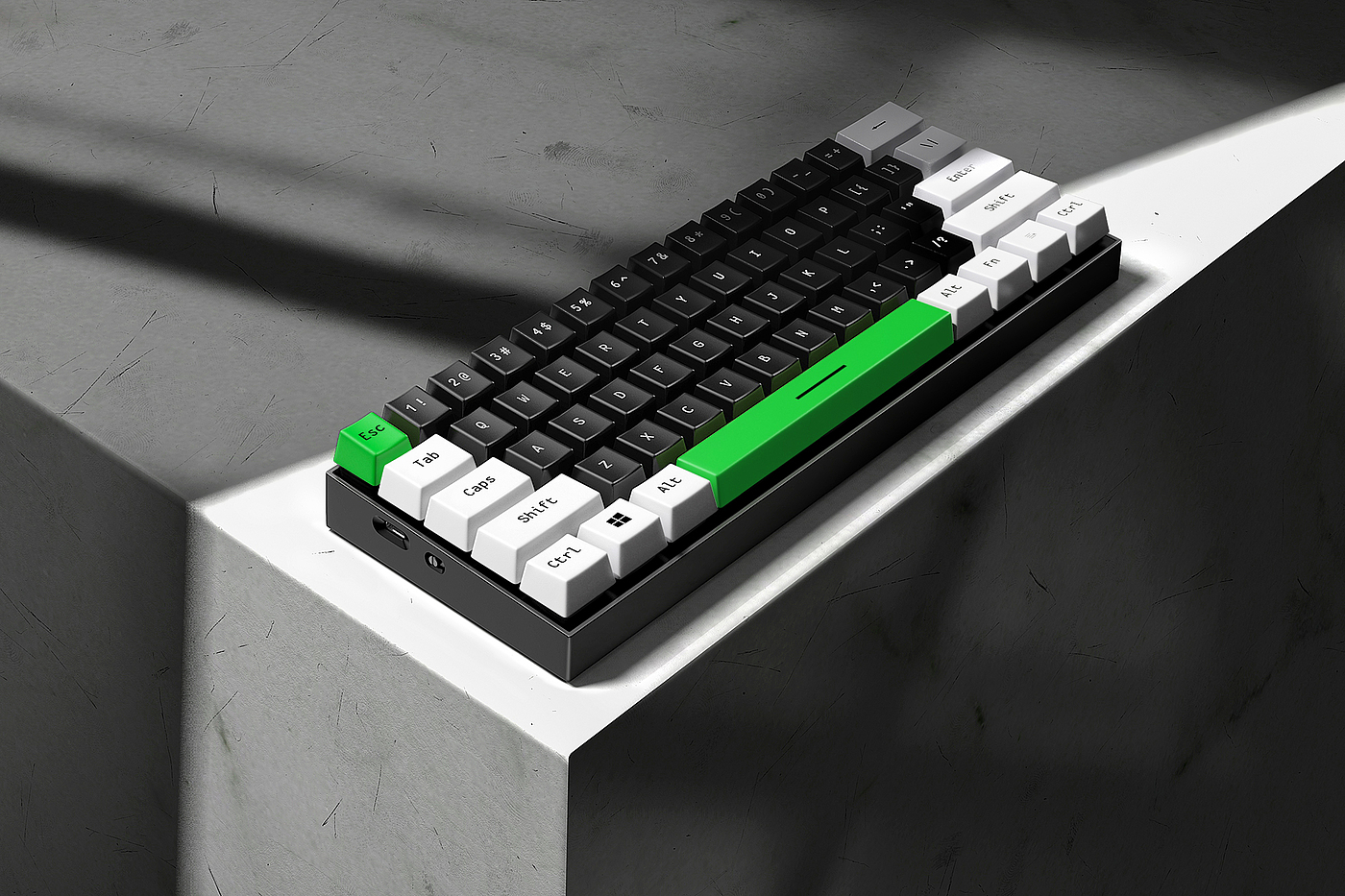 keyboard，Computer accessories，electronic product，Electronics，keyshot，Product rendering，