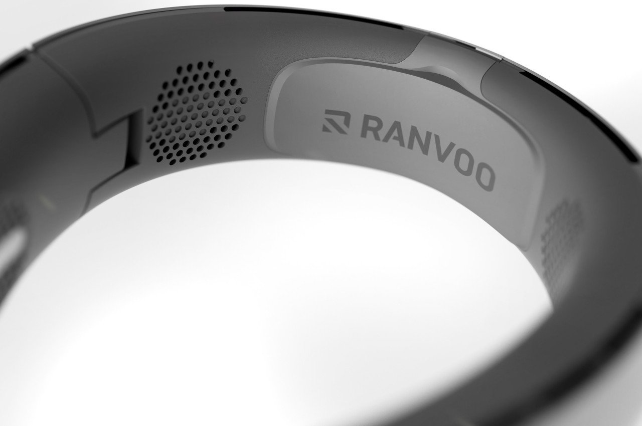 product design，Neck strap fan，Neckband Fan Vision，Cyberpunk，Futurism，