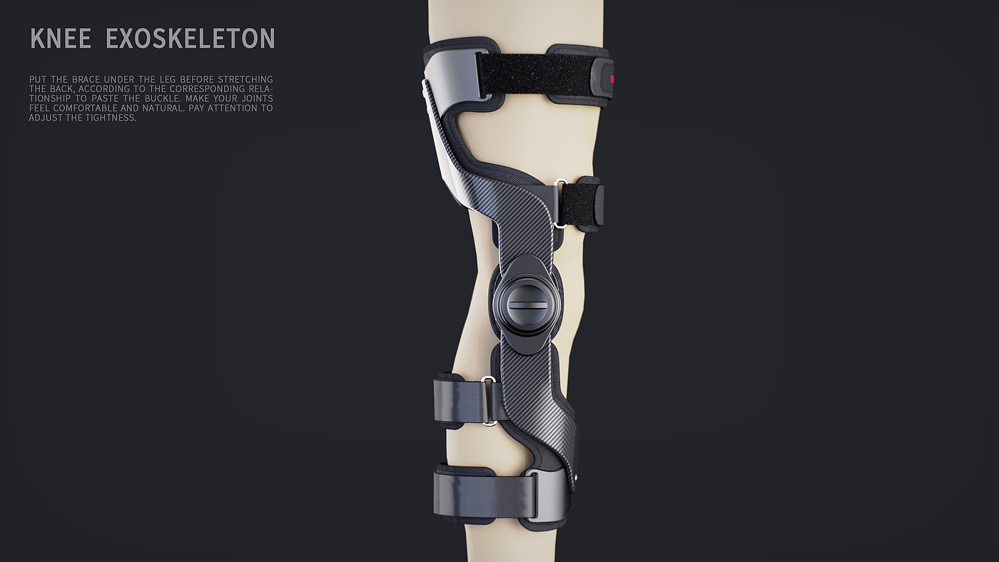 medical care，wear，recovery，fixed，Knee joint，Bracket，Exoskeleton，