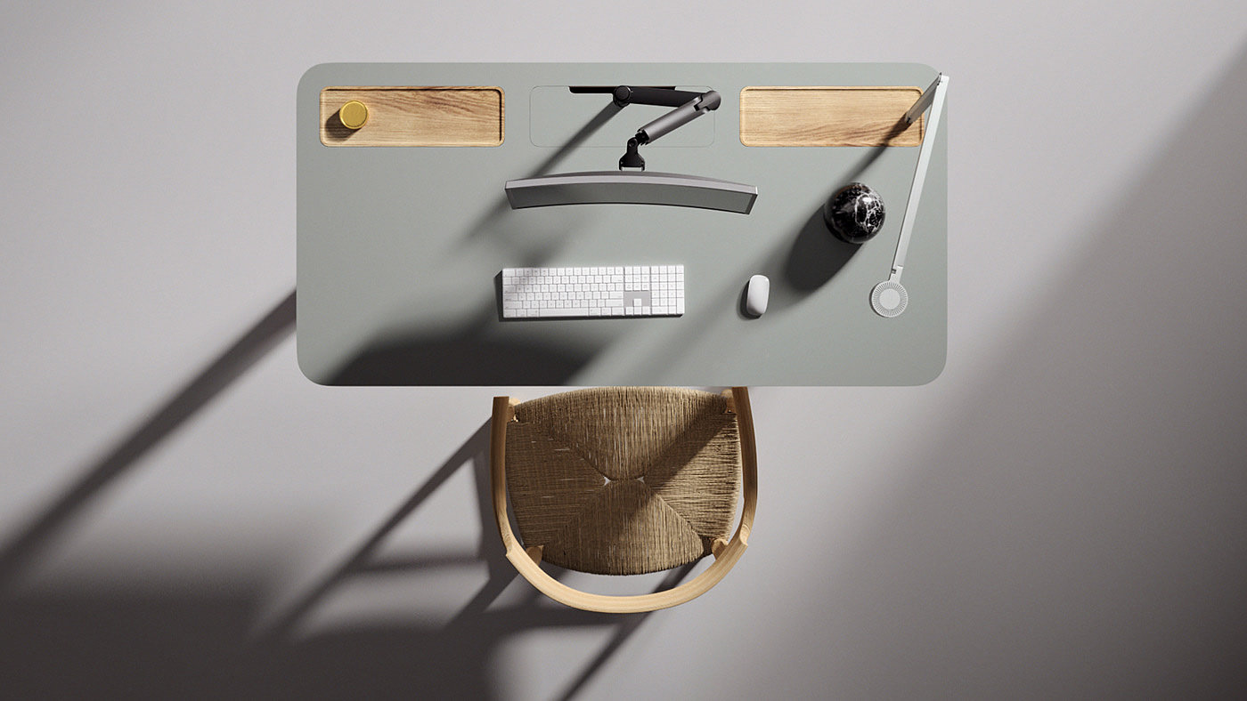 LastDesk，Søren Rose Studio，disassemble，wooden ，Minimalist design ，multi-function，