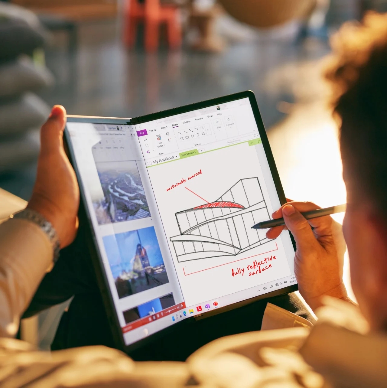 ThinkPad X1 Fold，fold，Wide range of uses，ultrathin，