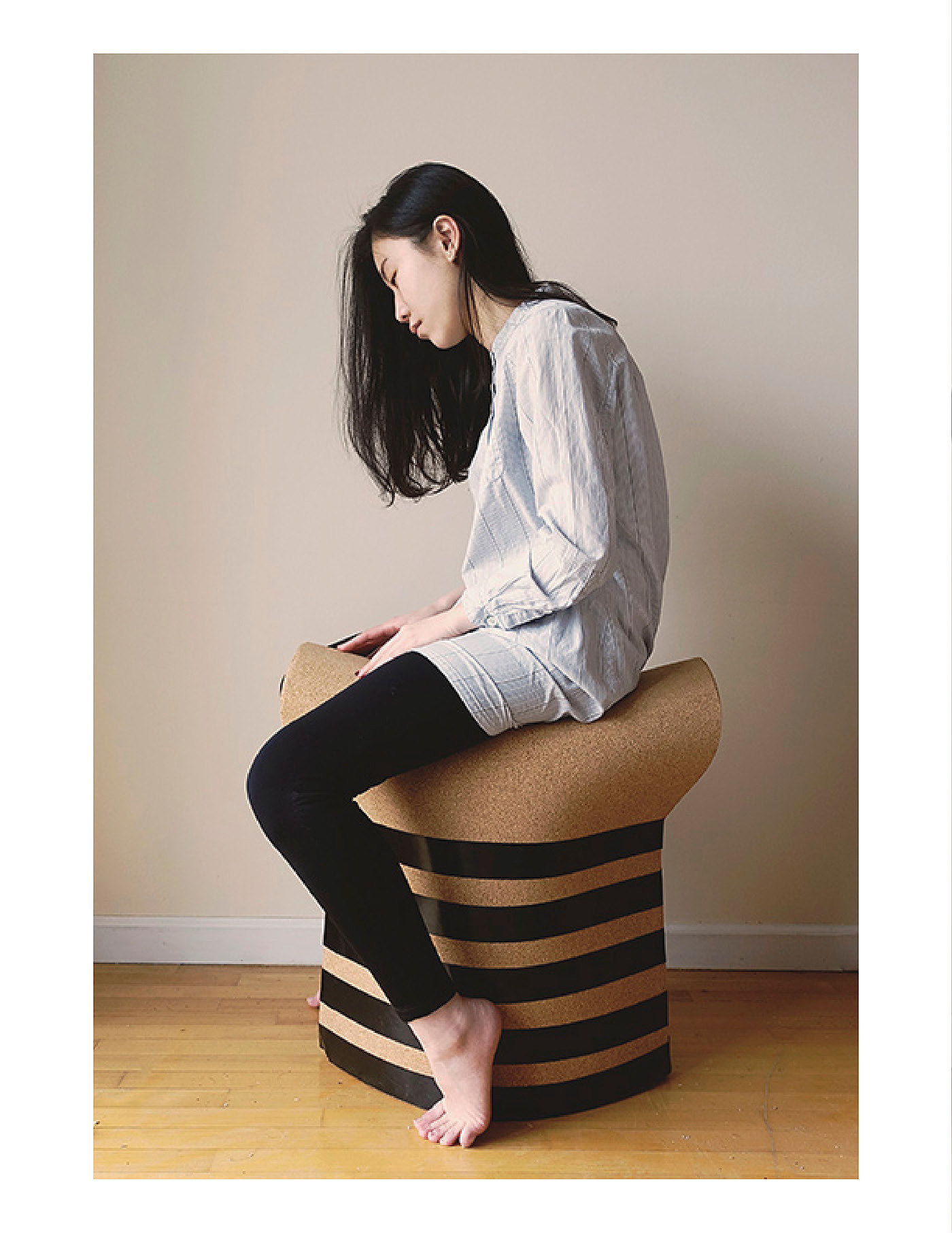 MUJI，chair，MUJI Cork Fold，