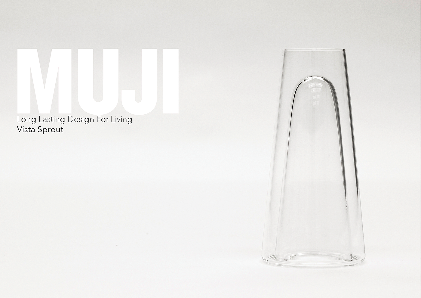 MUJI，vase，muji，Vista Sprout，