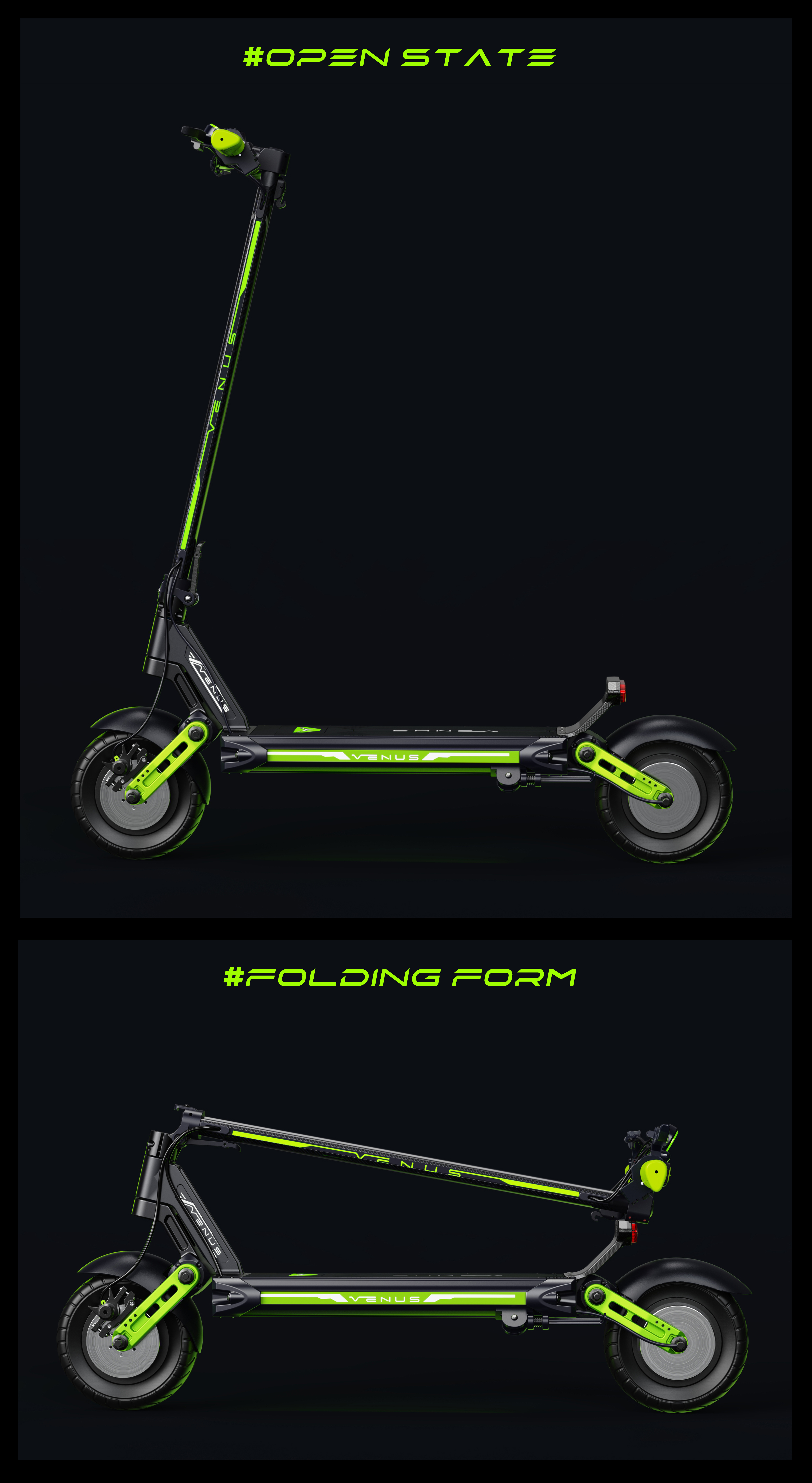 Scooters, vehicles, light tide，