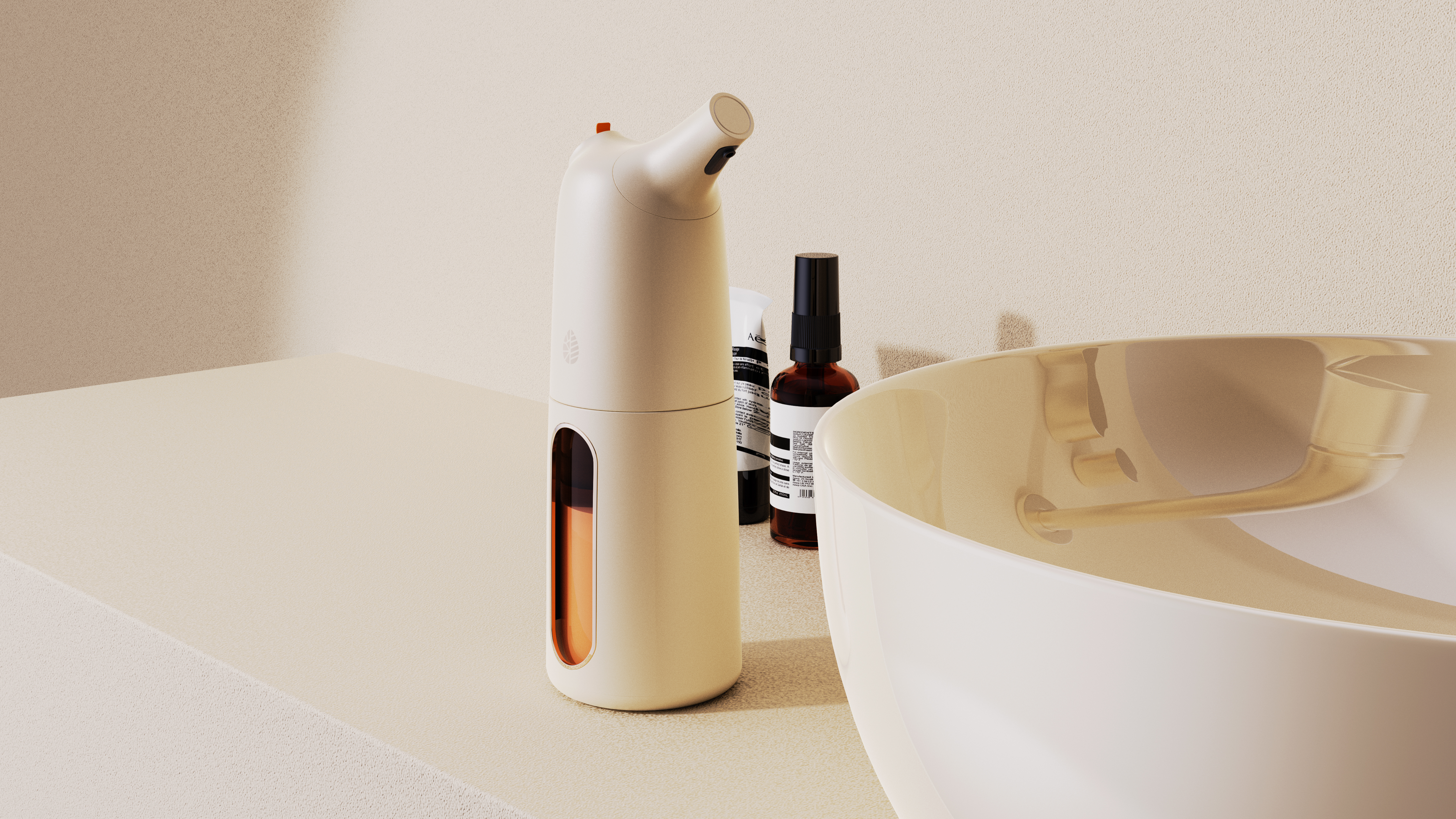 Inductive automatic washing mobile phone，Wash mobile phone，Disinfection machine，Foam washing mobile phone，product design，wash hands，bathroom，