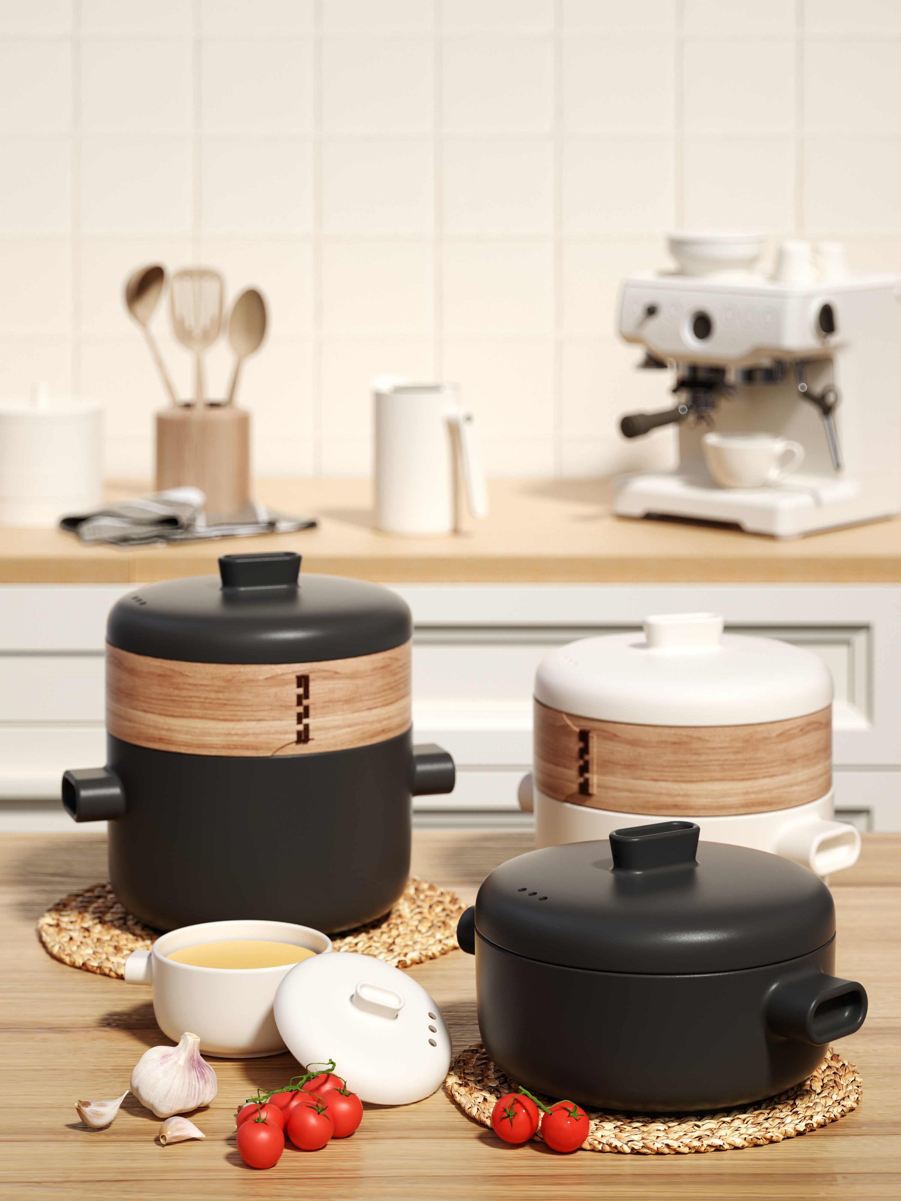 Casserole，Kitchenware，Life picking up light，pot，Soup pot，