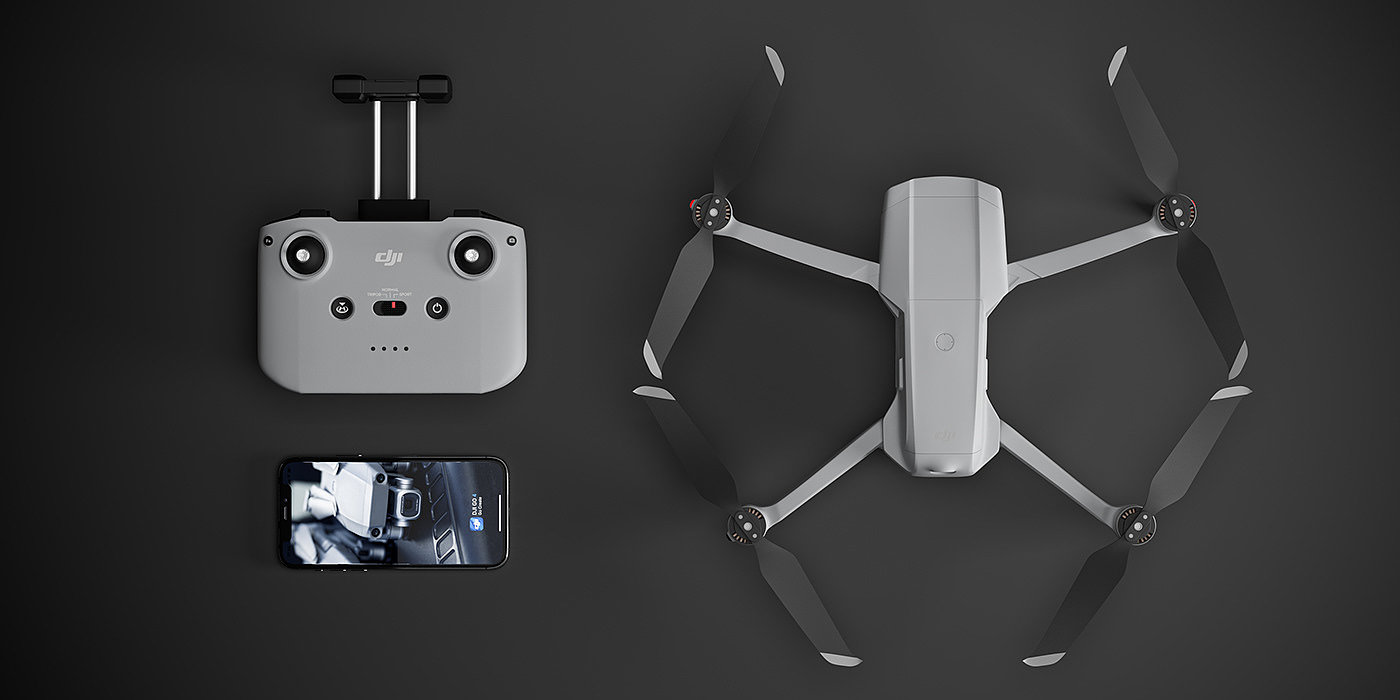 3D model，UAV，white，cgi，