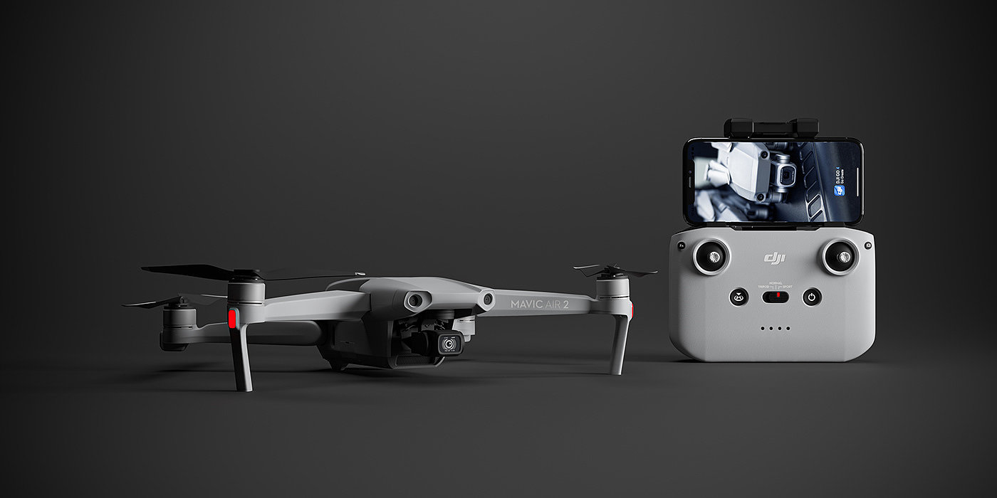3D model，UAV，white，cgi，