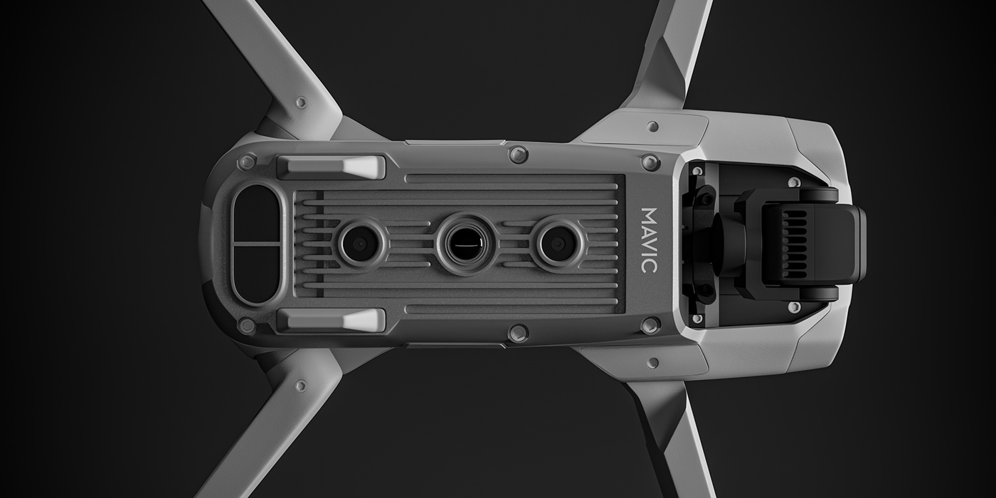 3D model，UAV，white，cgi，