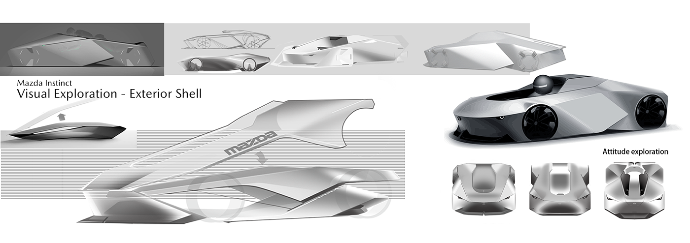automobile，conceptual design，Mazda，