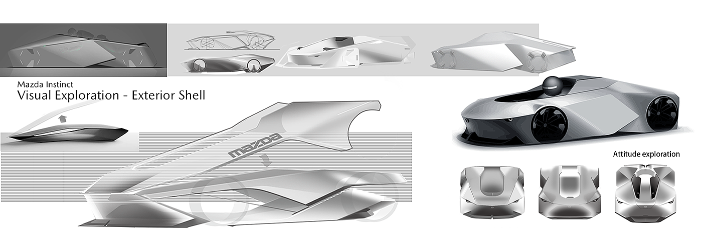 automobile，conceptual design，Mazda，