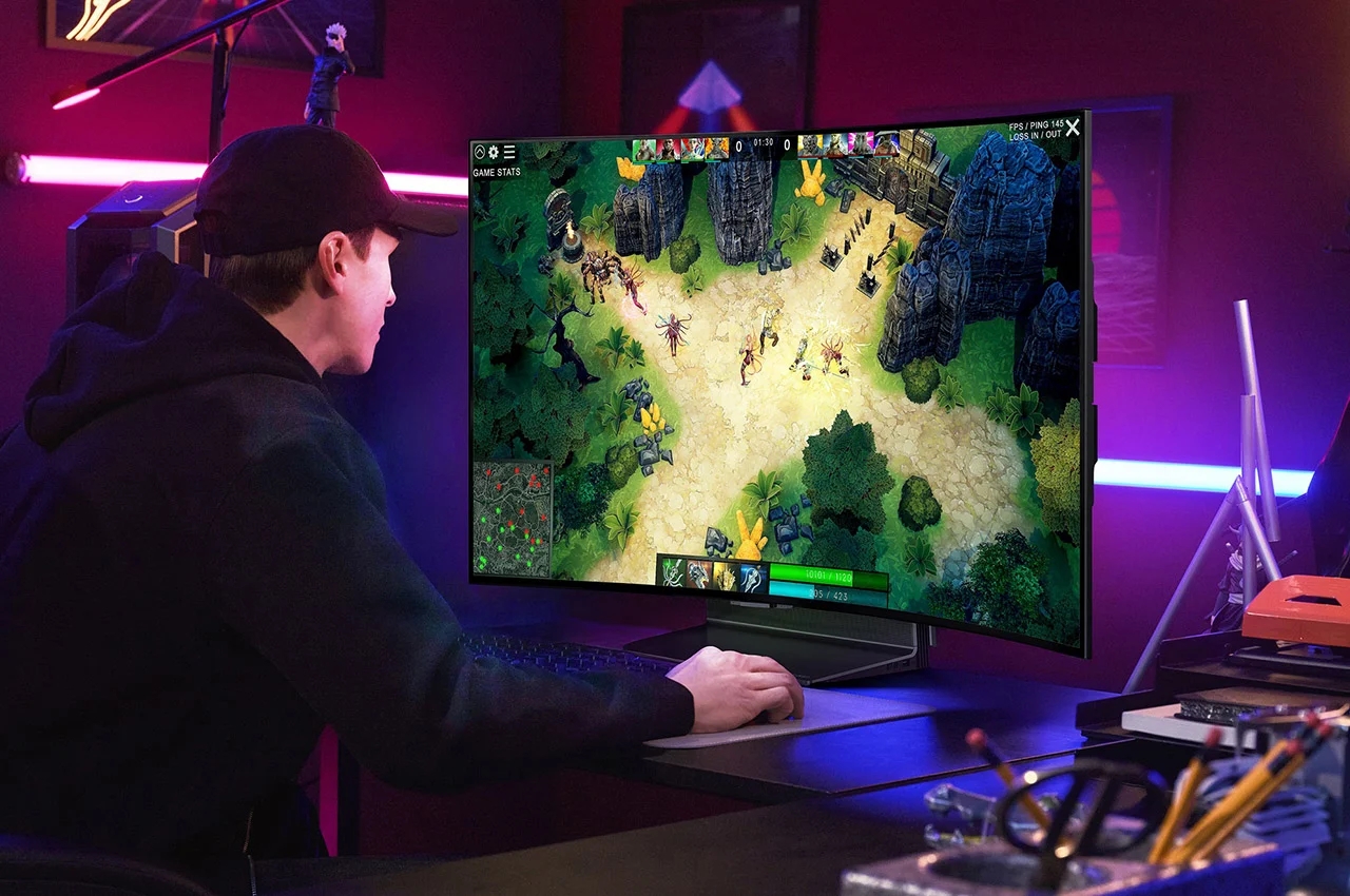 display，curved surface，LG OLED Flex，4K，