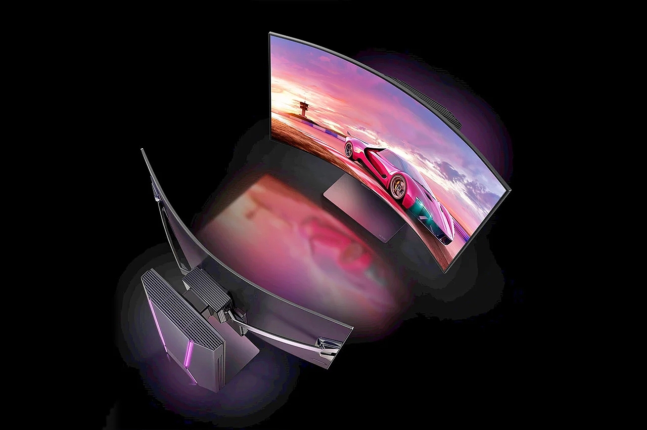 display，curved surface，LG OLED Flex，4K，