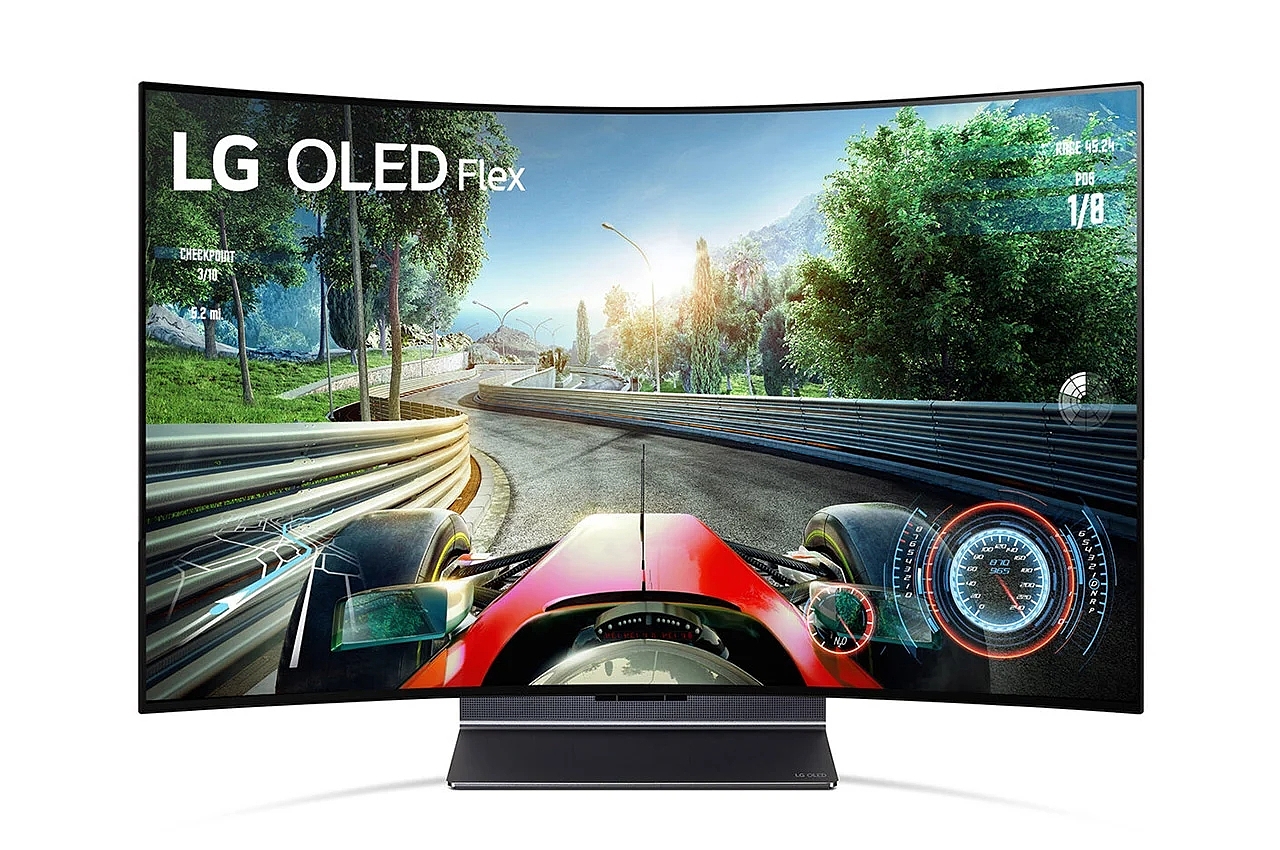 display，curved surface，LG OLED Flex，4K，