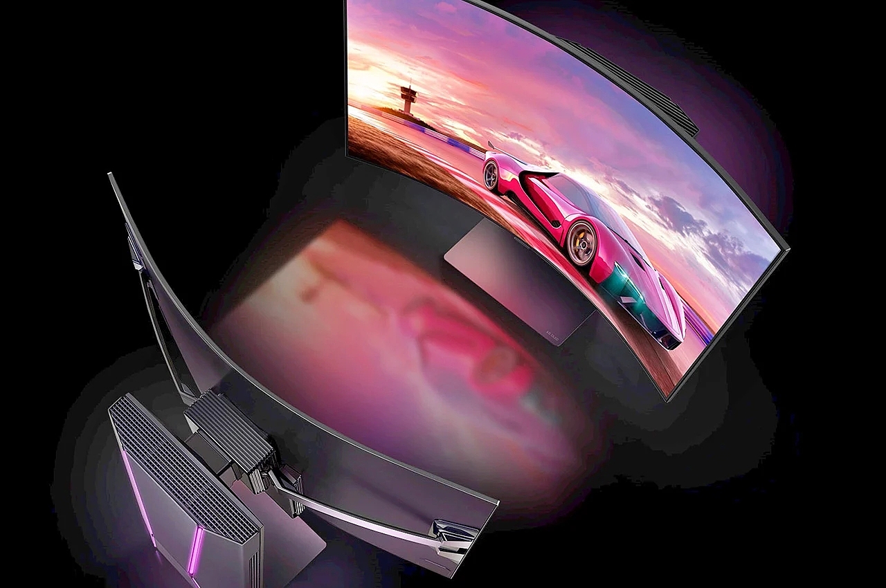 display，curved surface，LG OLED Flex，4K，