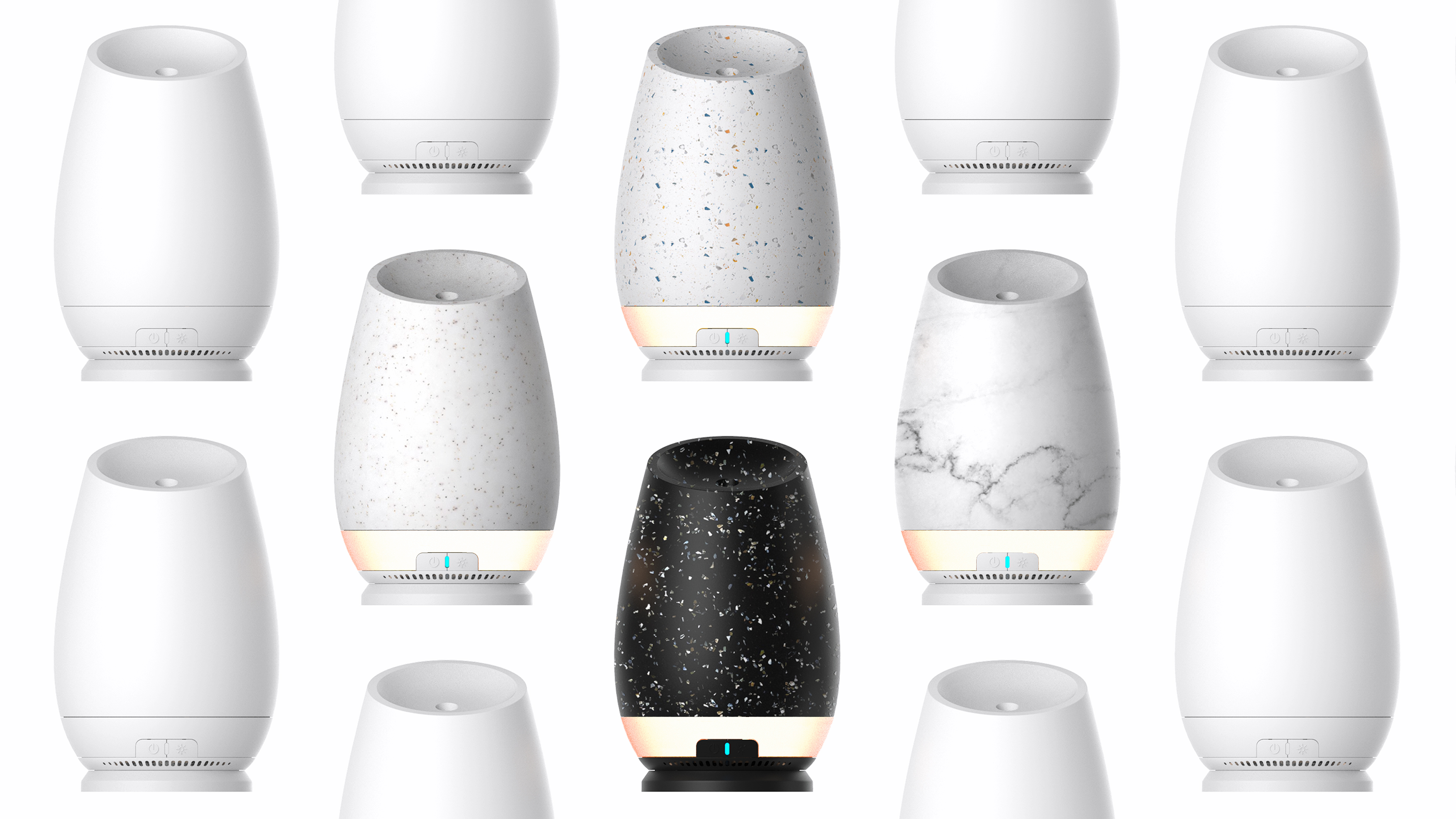 Aromatherapy machine，Nature, Hand，Resin, terrazzo，Portable，