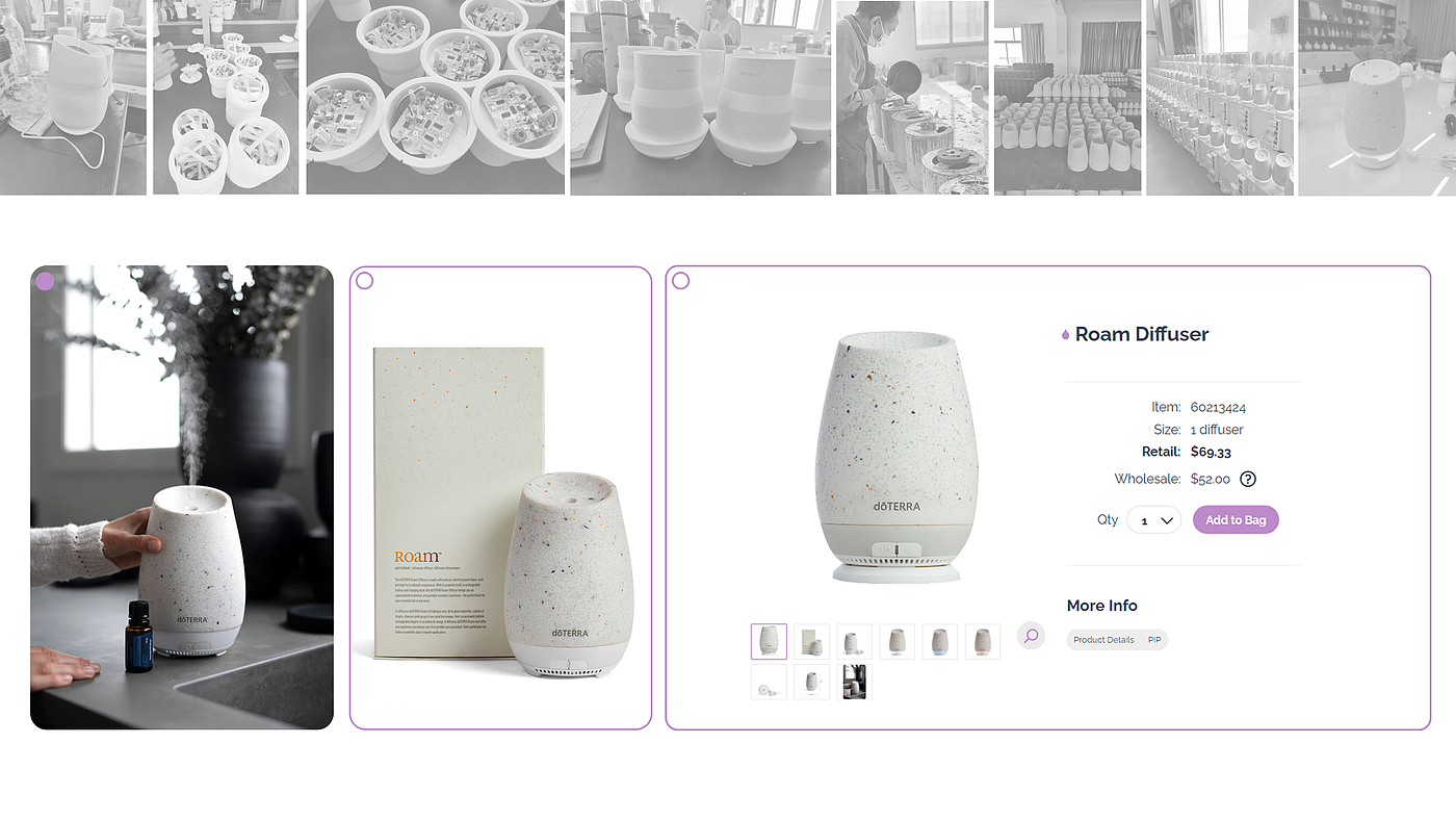 Aromatherapy machine，Nature, Hand，Resin, terrazzo，Portable，