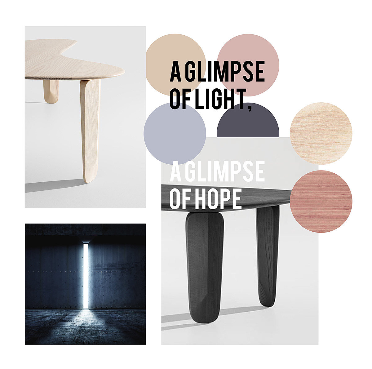 Glimpse，Dining table，Slit，Wooden table，