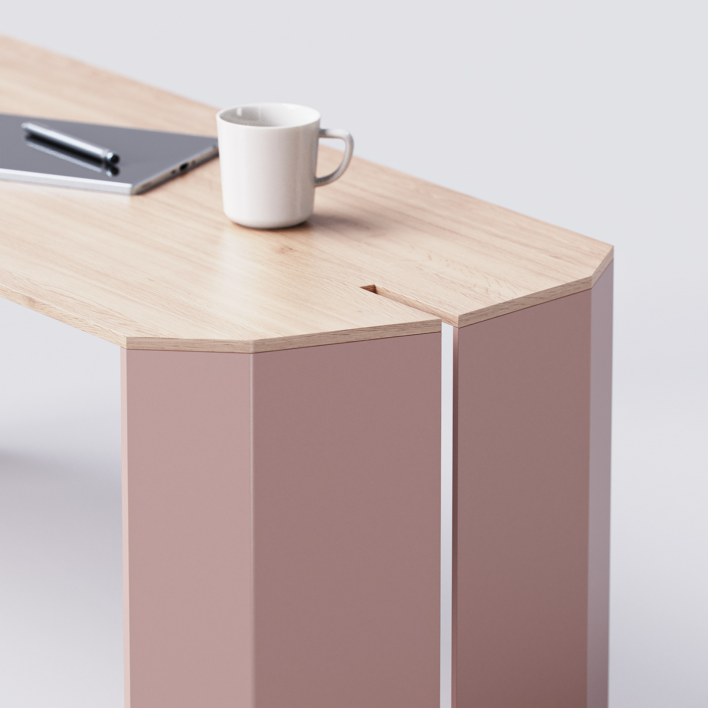 Glimpse，Dining table，Slit，Wooden table，