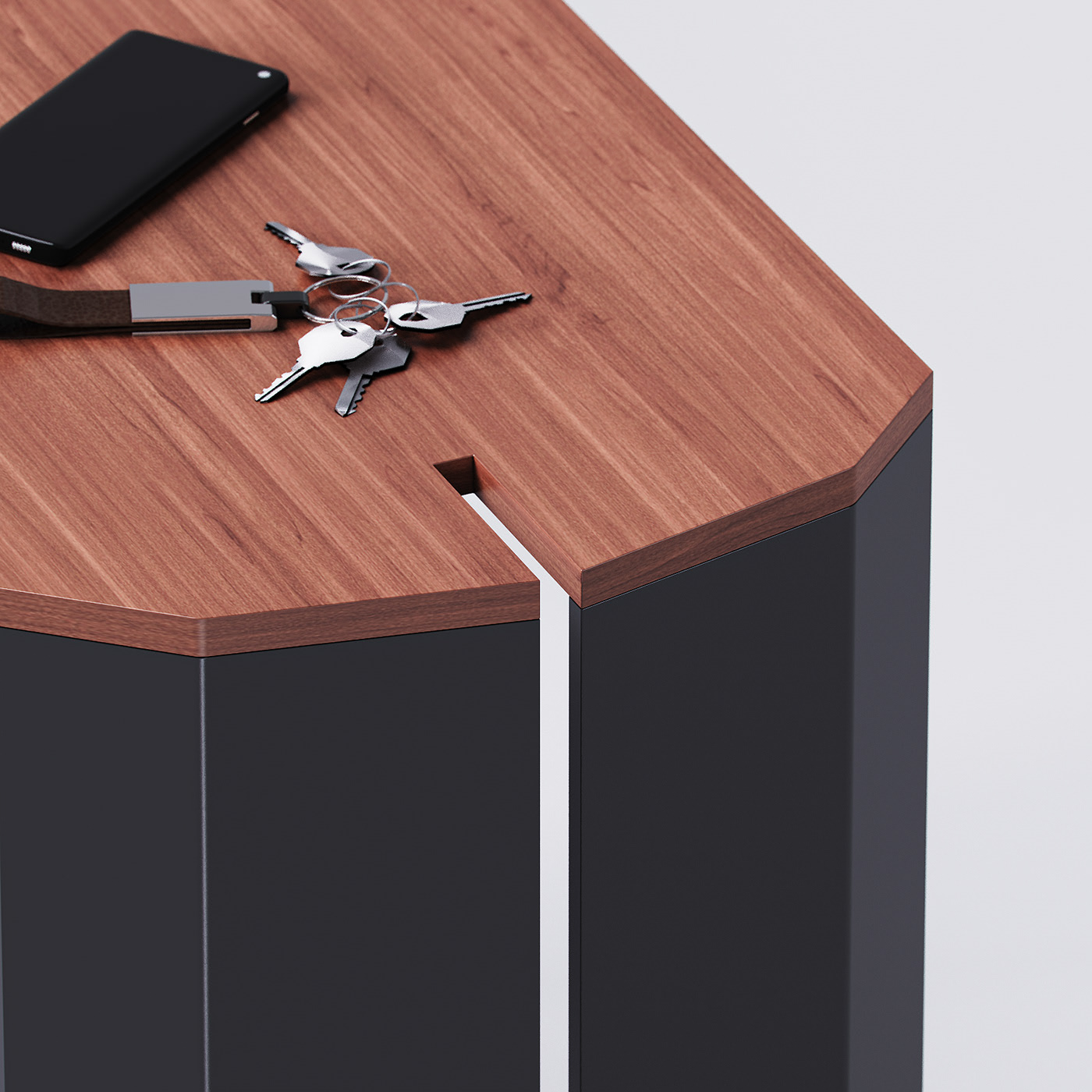 Glimpse，Dining table，Slit，Wooden table，