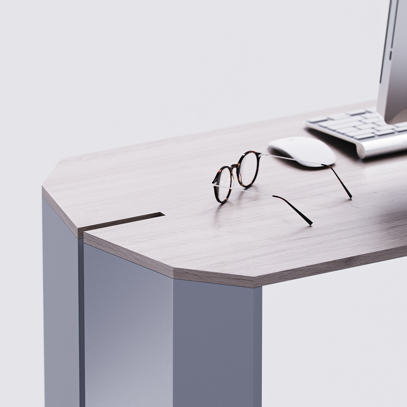 Glimpse，Dining table，Slit，Wooden table，