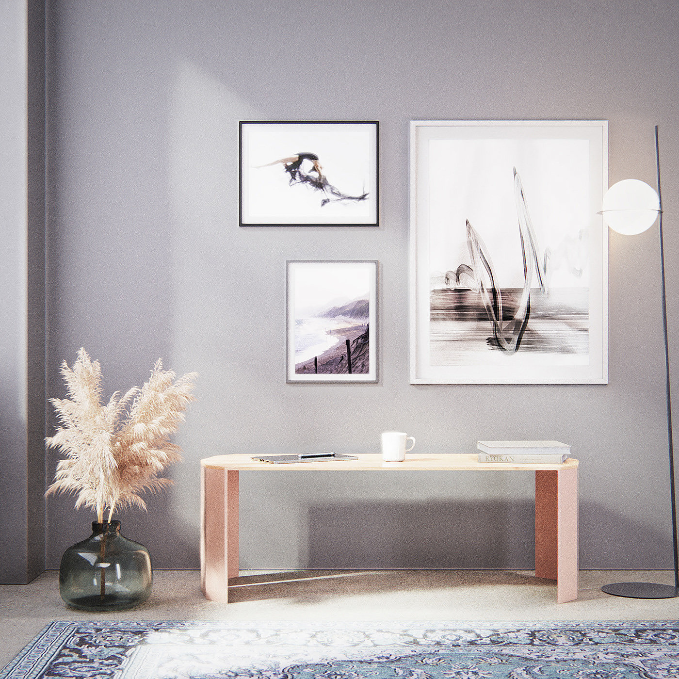 Glimpse，Dining table，Slit，Wooden table，