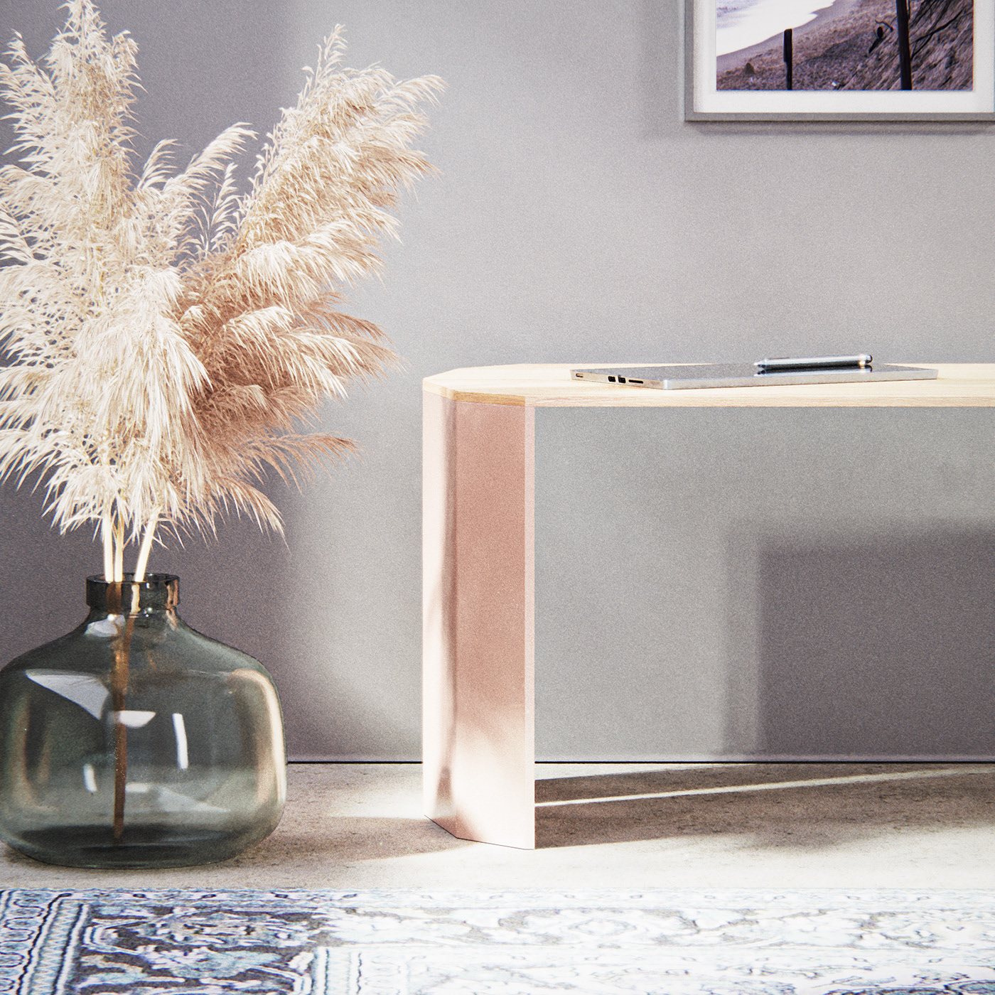 Glimpse，Dining table，Slit，Wooden table，