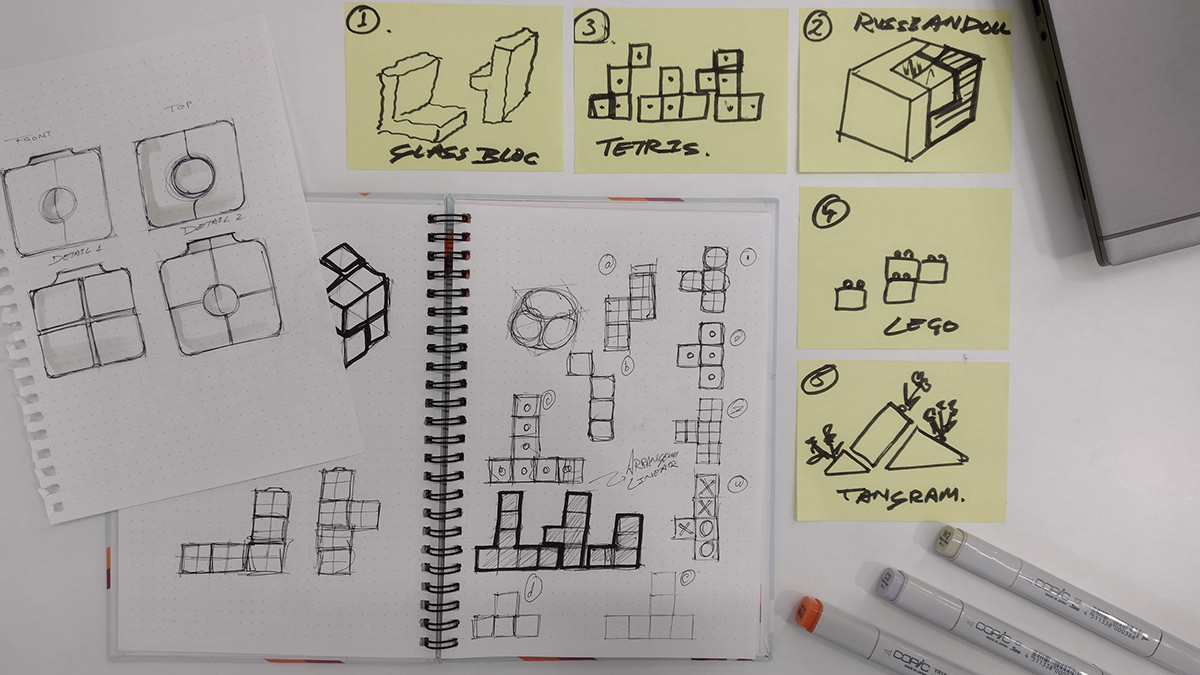 vase，ornament，Tetris，Stack，