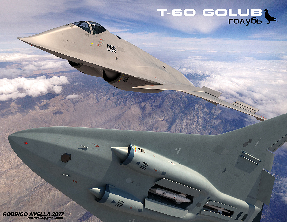 Russia，fighter，T-60 GOLUB，