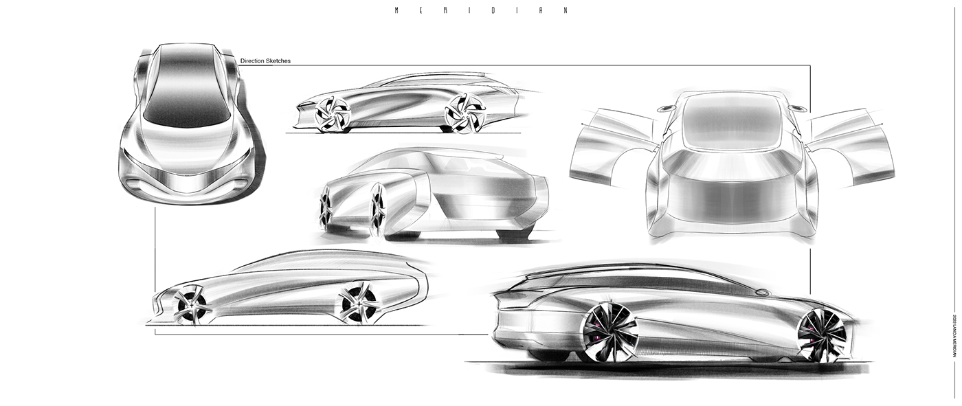 modern，LANCIA，Car，Appearance design，