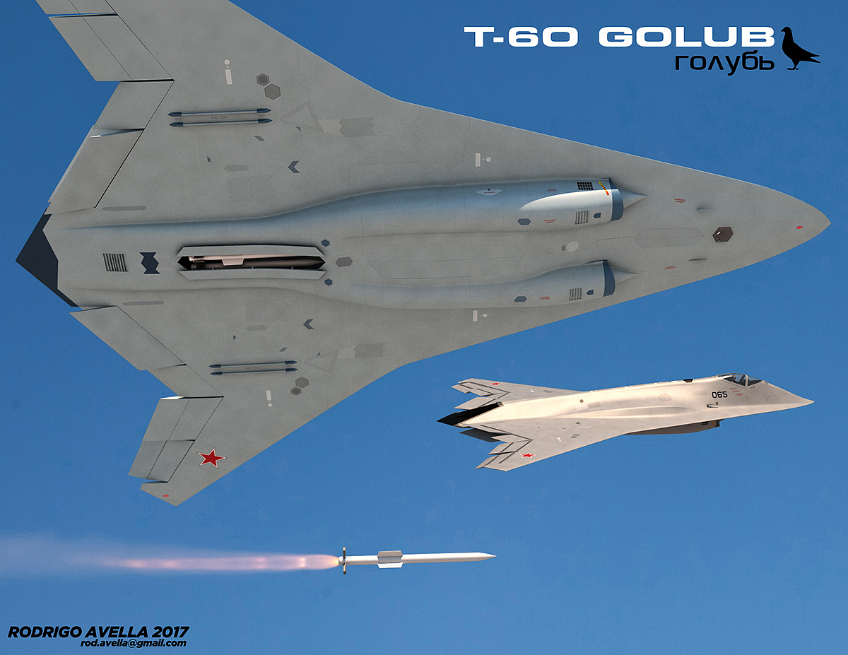 Russia，fighter，T-60 GOLUB，