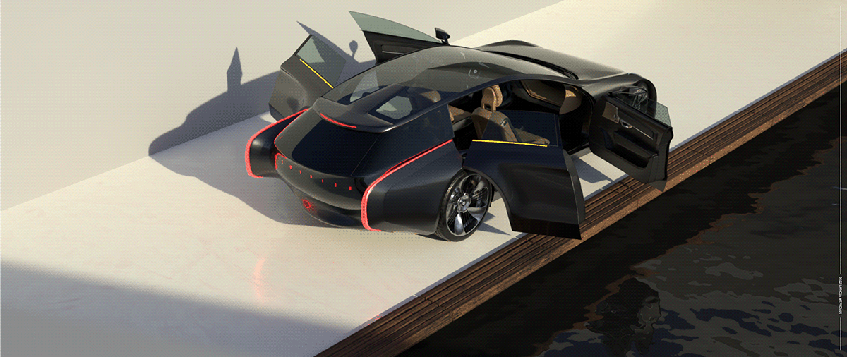 modern，LANCIA，Car，Appearance design，