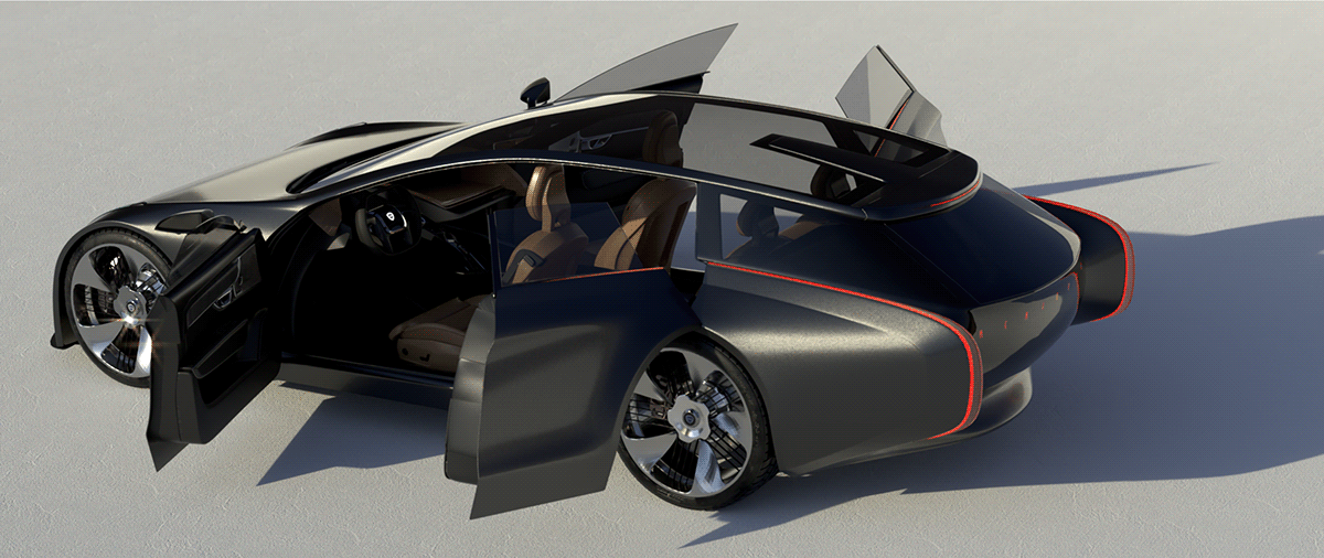 modern，LANCIA，Car，Appearance design，