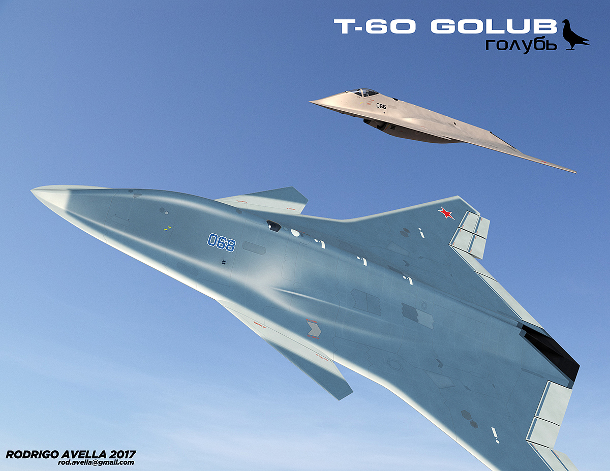 Russia，fighter，T-60 GOLUB，