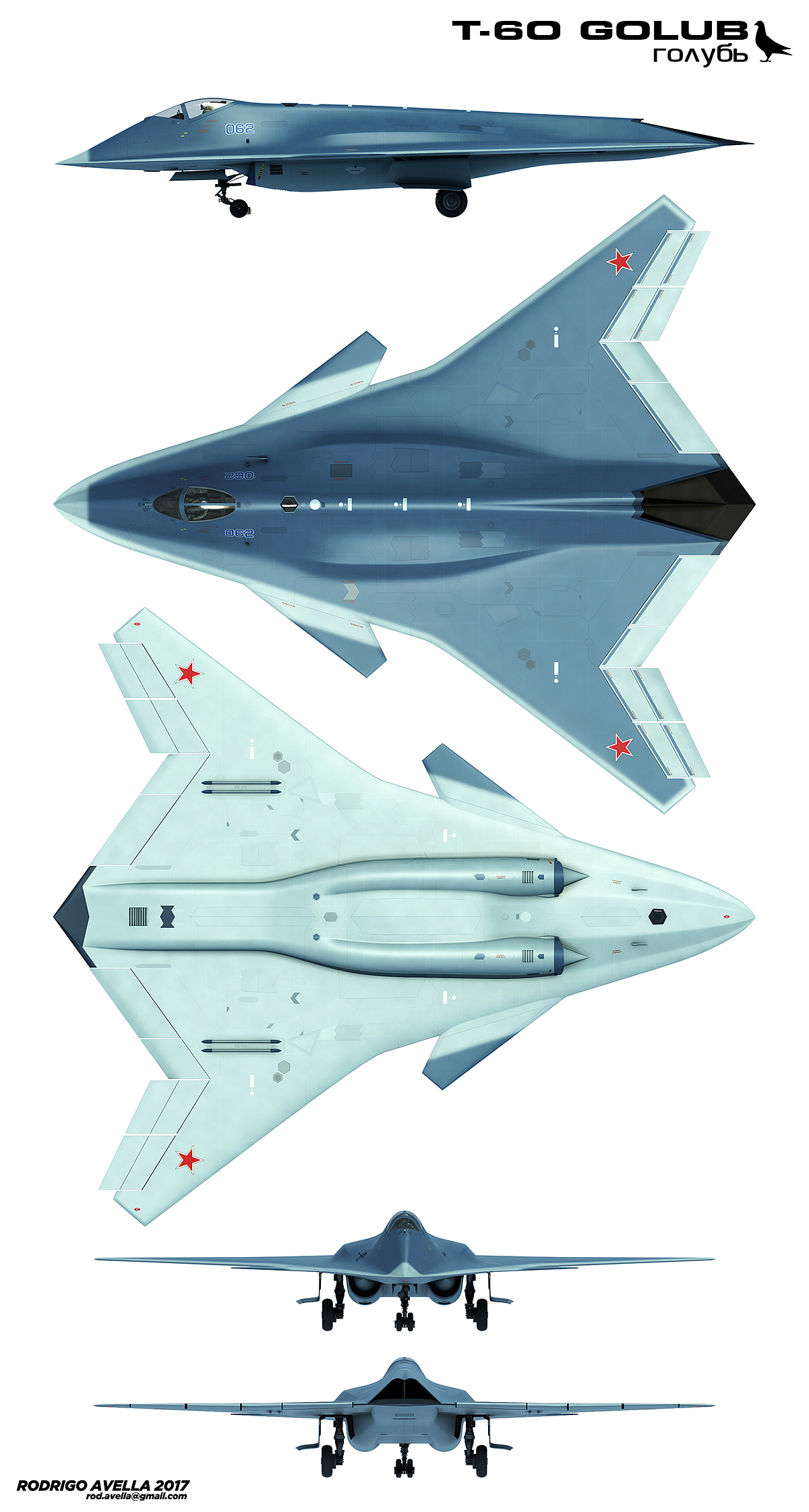 Russia，fighter，T-60 GOLUB，