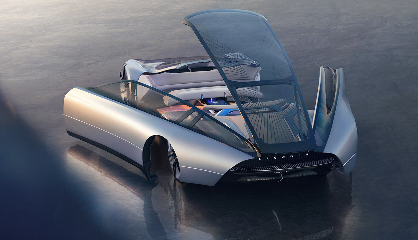 automobile，Lincoln，Model，cgi，visualization，picture，