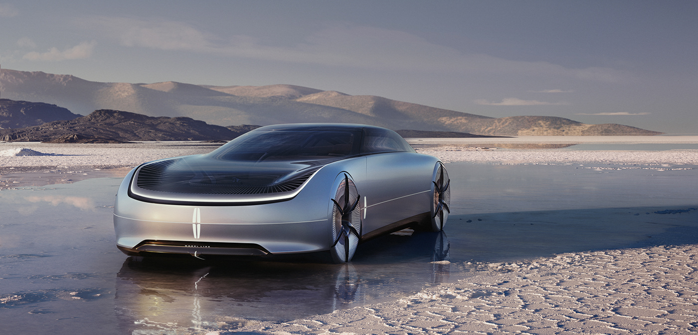 automobile，Lincoln，Model，cgi，visualization，picture，