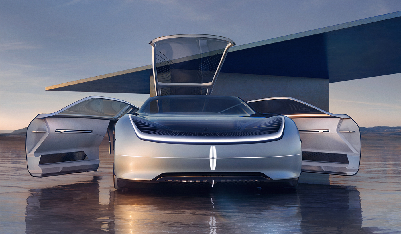 automobile，Lincoln，Model，cgi，visualization，picture，