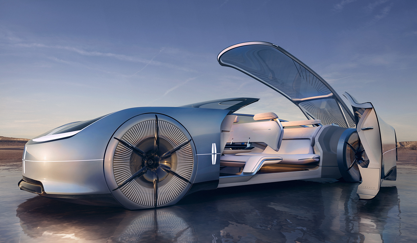 automobile，Lincoln，Model，cgi，visualization，picture，