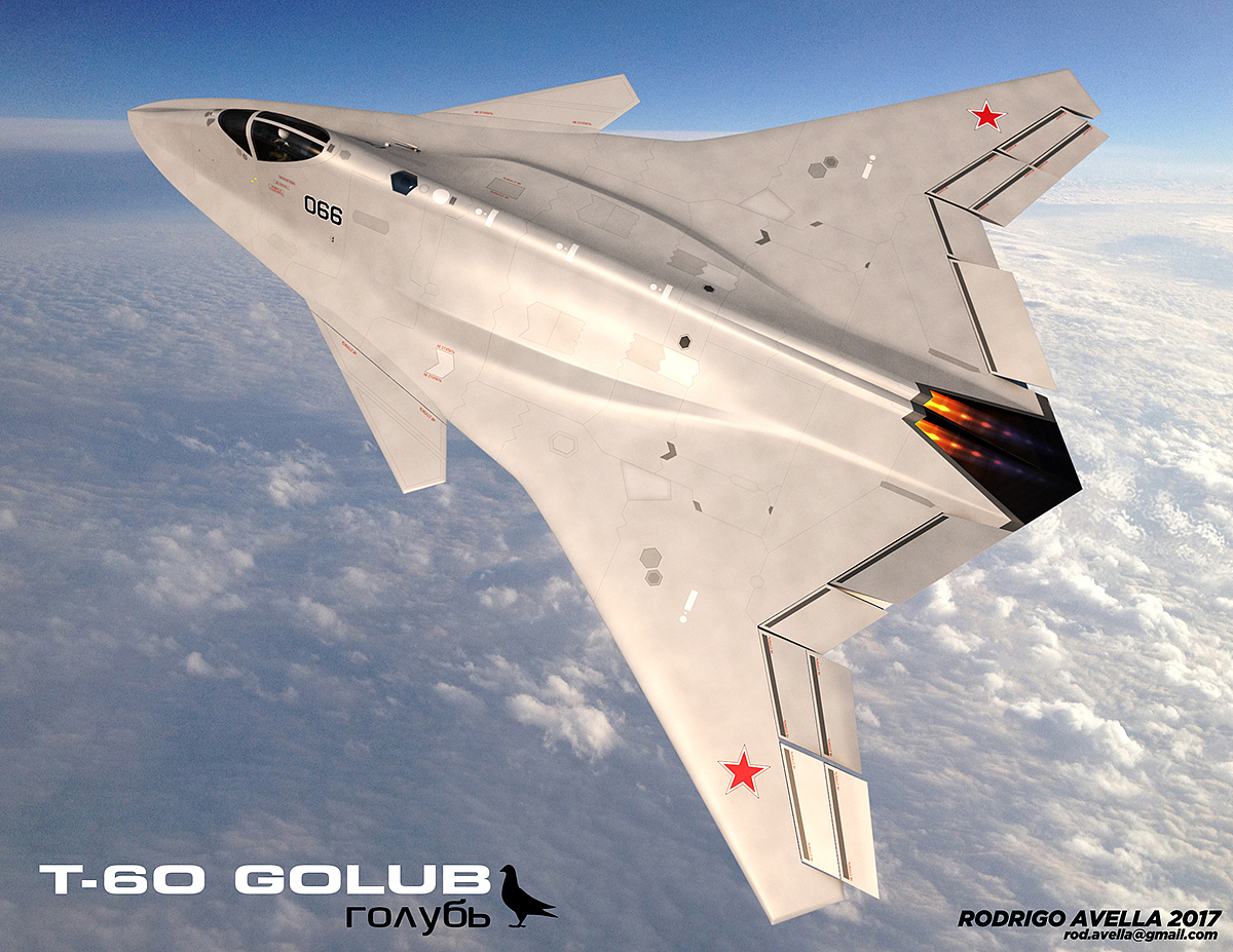 Russia，fighter，T-60 GOLUB，