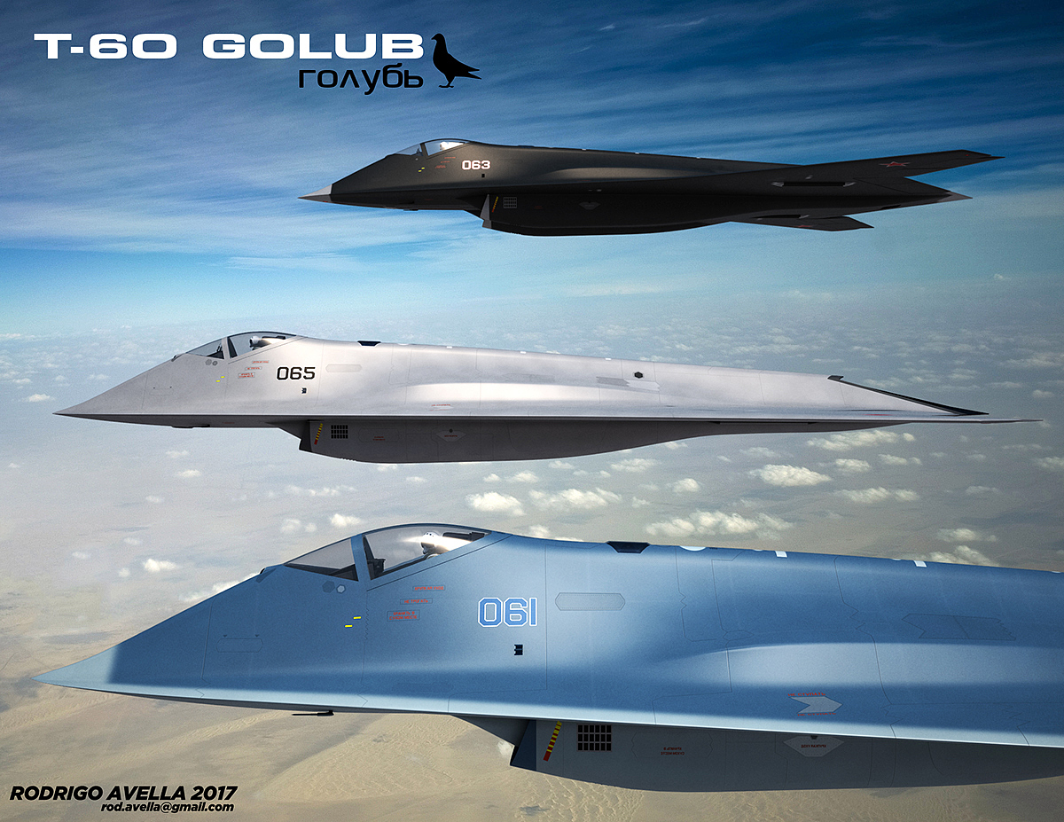 Russia，fighter，T-60 GOLUB，