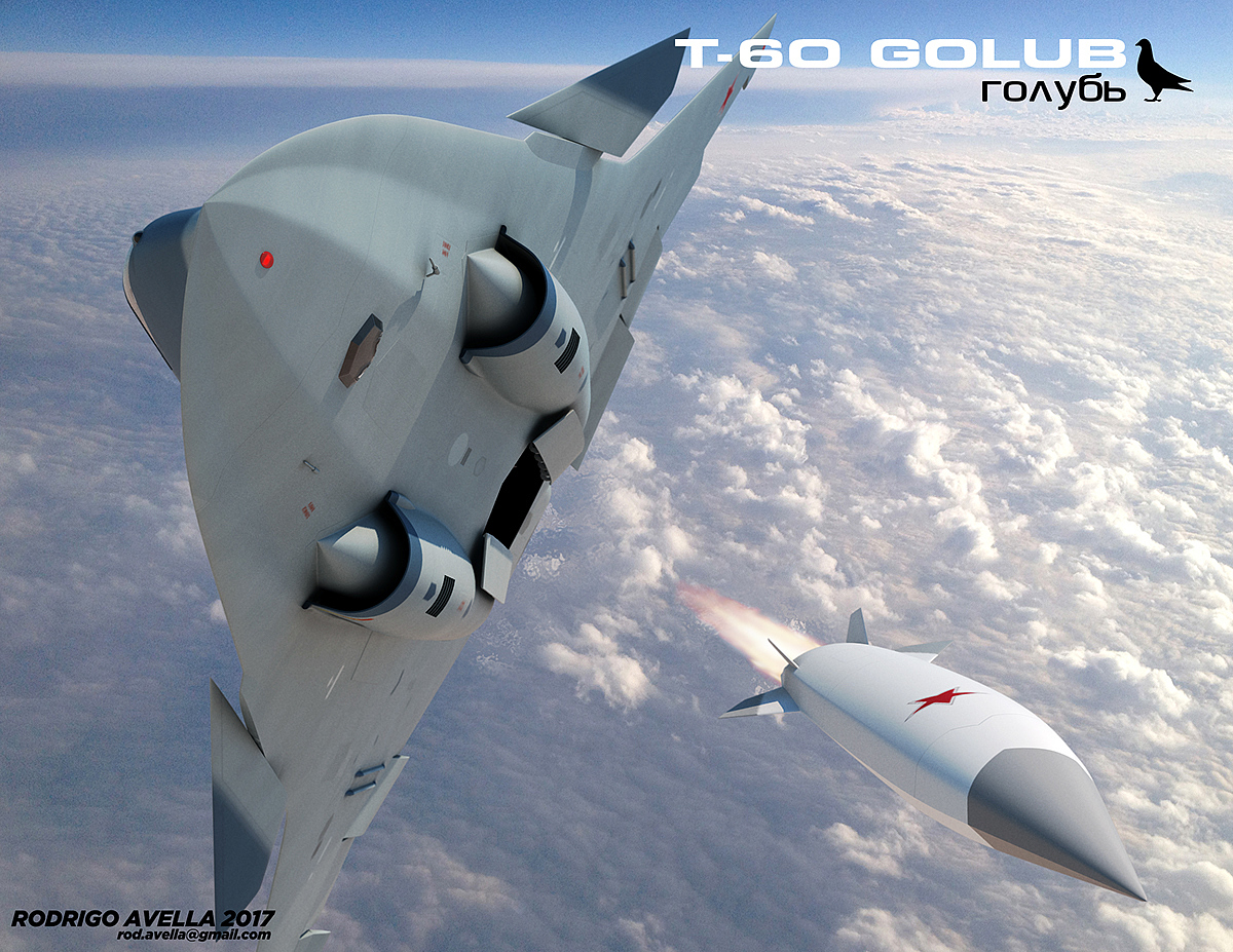 Russia，fighter，T-60 GOLUB，