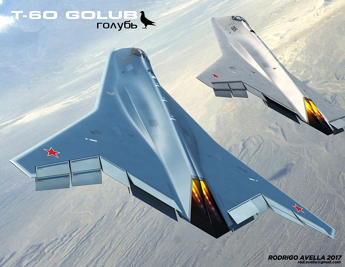 Russia，fighter，T-60 GOLUB，